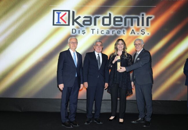 Kardemir Çelik’e İhracatta Altın Kategori Ödülü